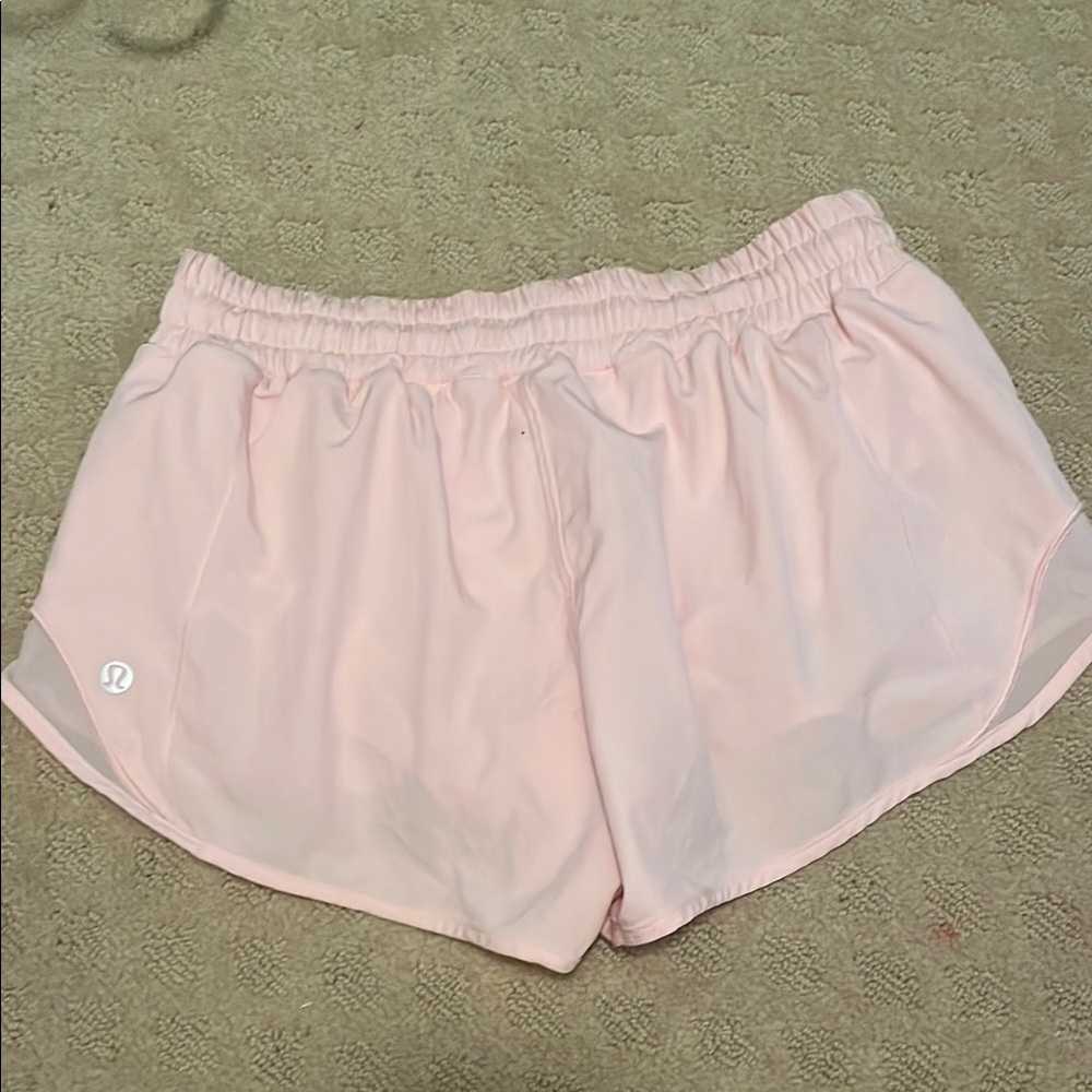 Lululemon Athletica Pink Athletic Shorts Lightweight Dolphin Hem